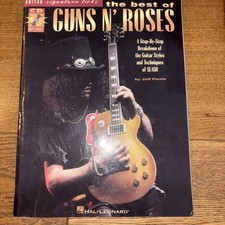 THE BEST OF GUNS N' ROSES Styles and Techniques of Slash GUITAR BOOK W/CD