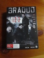 DVD  BRAQUO THE COMPLETE SEASON 1,2,3 BOX SET  GREAT **** MUST SEE *****