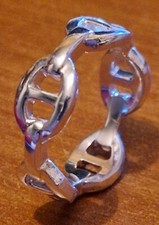  Bague Chaine D Ancre argent