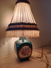 Ancienne Lampe Porcelaine De