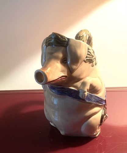 Pichet faience barbotine - en,