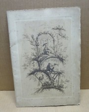 TOILES DE JOUY SILK VELVET Albert Chanée PARIS illustrated catalogue 1912