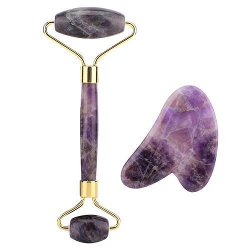 Natural amethyst double head - amethyst,