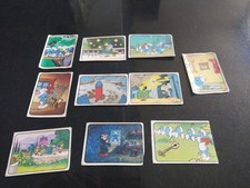 LES SCHTROUMPFS  (1982) ** PANINI ** AUTOCOLLANT / STICKER - Lot De 10