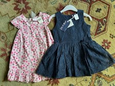 Lot 2 robes d'ete bebe fille