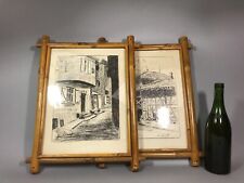 Paire de cadres à suspendre