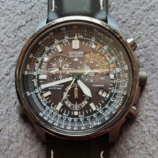 CITIZEN Eco-Drive Promaster Sky Black Titanium Chronograph Watch