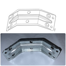 1 - IKEA 122483 Corner Mount Bracket Angled for Table Leg Bjursta Stornas