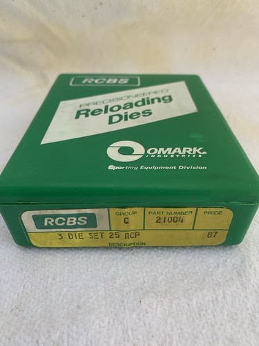 Rcbs die set - 3, .25