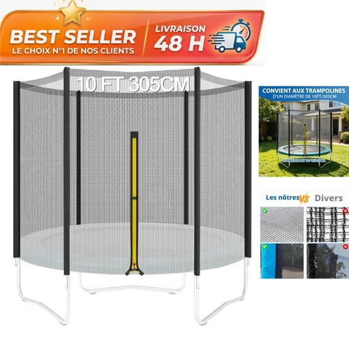 Filet sécurité trampoline - filet,