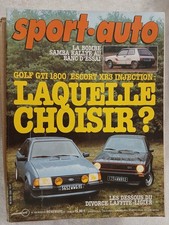 SPORT AUTO N°250 11/1982 GOLF