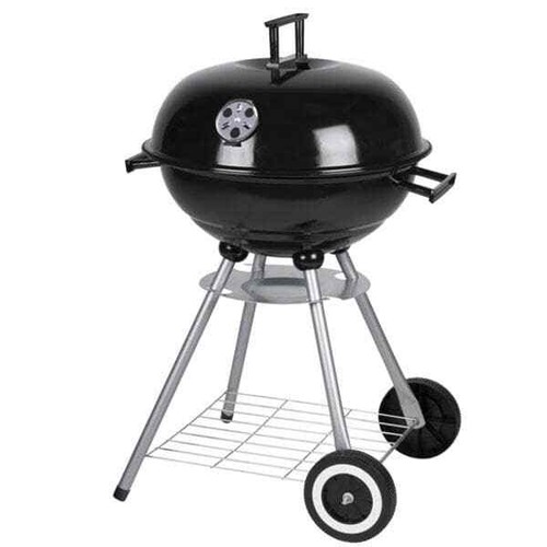 Bbq barbecue rond avec - barbecue, roues
