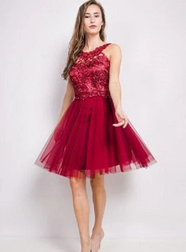 Robe bordeaux cérémonie - de,