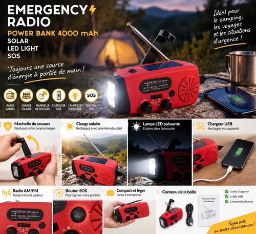 Radio urgence fm solaire - radio, d'urgence