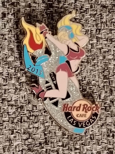 Pin girl hard rock - pin, las