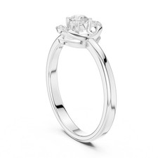 Bague ronde taille brillante