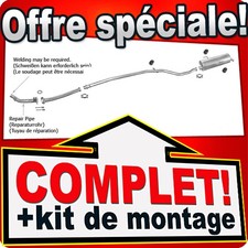 Ligne pot d'échappement pour