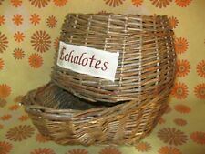 Ancien PANIER A ECHALOTES en