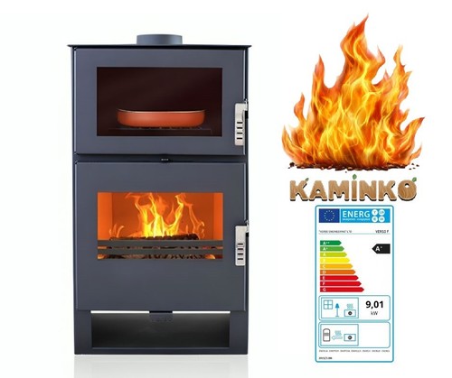 Poêle verso 9 kw - kw, avec