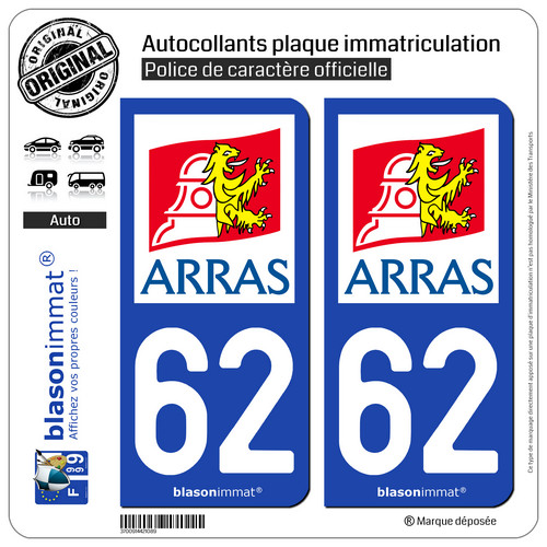 Autocollant plaque - 2,