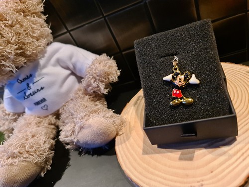 Pendentif argenté mickey avec - argenté,