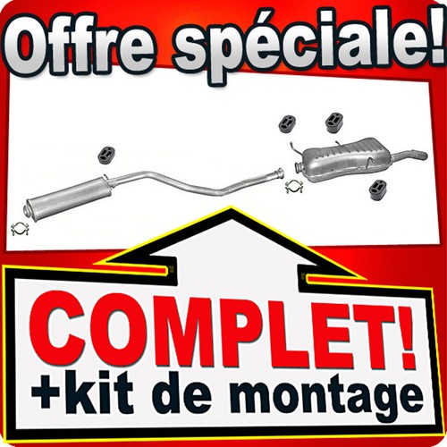 Ligne pot échappement pour - ligne,