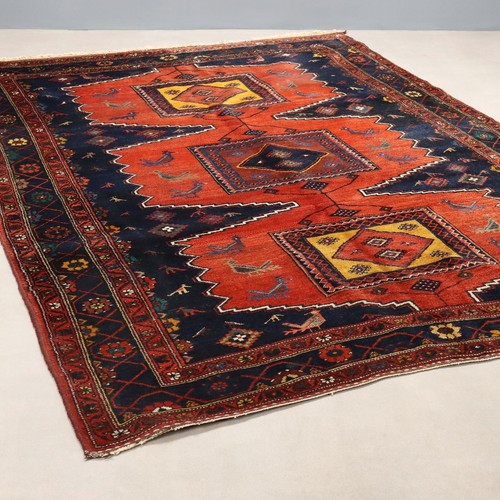 Tapis ancien asiatique laine - ancien,