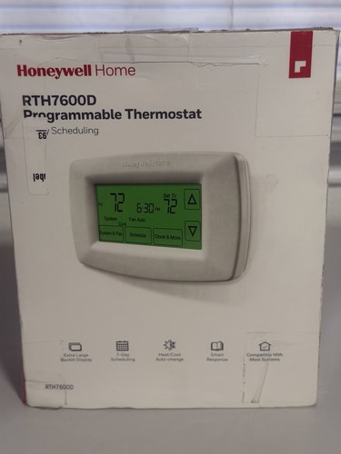 Honeywell rth7600d home day - rth7600d, 7-day
