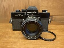 *Rare Black :Exc+5* Minolta SRT 101 ( SRT 201 ) Film Camera MC Rokkor 50mm F/1.7