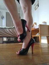 escarpins avec usure pour