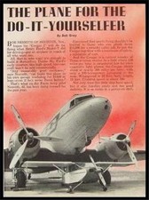 Nesmith Cougar 1 Homebuilt Plane 1956 Vintage pictorial