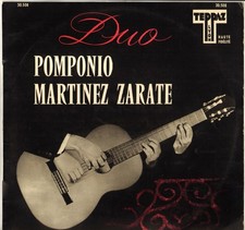 DUO POMPONIO MARTINEZ ZARATE GUITARE CLASSIQUE LP TEPPAZ 30.508
