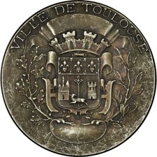 [#716314] France, Medal, Conservatoire de Musique, Violoncelle, Toulouse, 1905, 