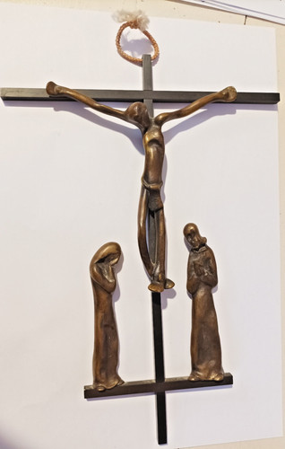 Ancien crucifix bronze - ancien, en