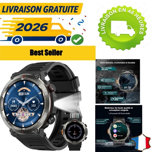 Montre connectée homme yxtel - montre,