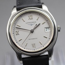 Longines Grand Classic L5.660.4 White Dial Automatic Men's Watch w/Extra Band