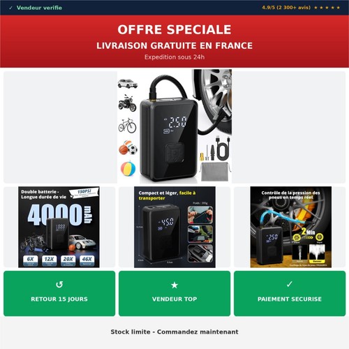 Gonfleur pneus sans fil - , oasser