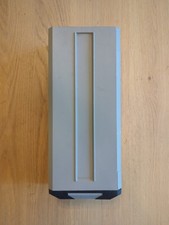 Posso Media Box Slide Out Drawer Storage 15 Cassette Capacity Black Cracked