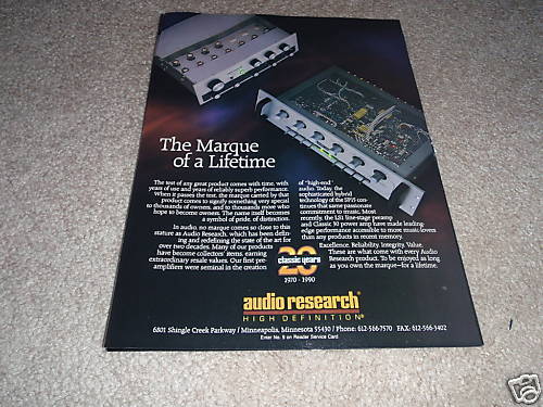Audio research ls1 préamp - ls1,