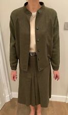 ** ENSEMBLE VESTE ET JUPE AUTRICHIEN CHASSE VERT KAKI T. 40 SALKO AUSTRIA TBE **
