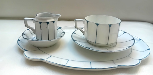 Service café porcelaine déco - service,