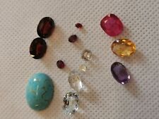 Lot of multicolored stones to crimp Ref D178