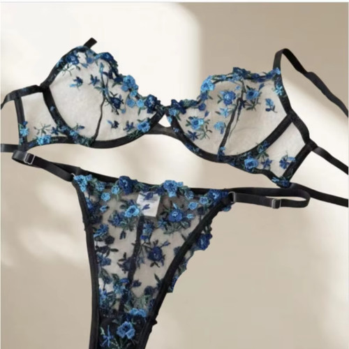 Soutien gorge dentelle fleurs - soutien,