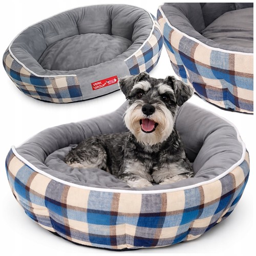 Lit rond grille bleue - rond,