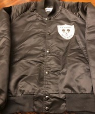 MICKEY MOUSE VINTAGE RARE CHALK LINE CLASSIC QUILTED SATIN JACKET SIZE MEDIUM