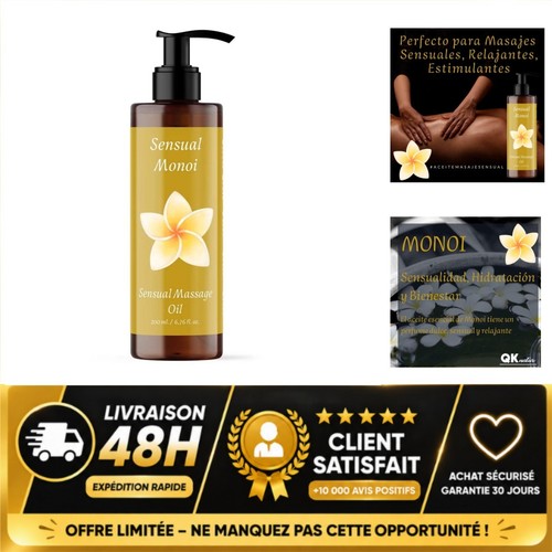 Huile massage relaxante - huile, de