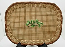 Jambon Dept 56 Serving Plate Tray Platter 14.5" x 11"