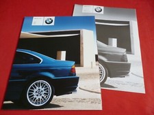 2000 BMW 3 Series E46 Coupe 318Ci 320Ci 325Ci 330Ci Brochure Brochure + Price List