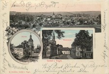 Germany Gefell i Vogtl Multiview UDB 1903 Postcard