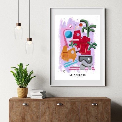 Art contemporain affiche